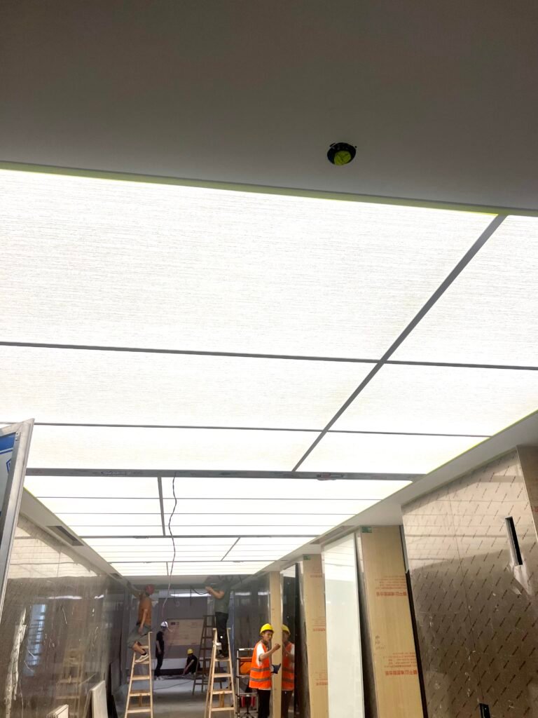 Fabric Ceiling Light Panel